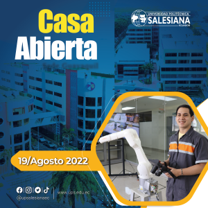 Afiche promocional de la Casa Abierta sede Guayaquil 2022